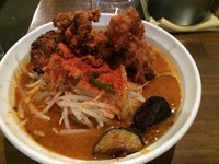 「極辛あんかけDX／￥1000」@旨辛ラーメン 表裏の写真