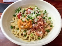 「生ウニのまぜそば 950円」@良温(Ra-on)の写真