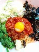 「台湾まぜそば+追いメシ(800円+サービス)」@麺 やまらぁの写真