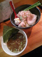 「醤油炊きしろぼしつけ麺８００円」@つけ麺 しろぼしの写真