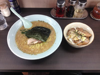 「味噌ラーメン＋チャーシュー丼【700円】」@ラーメンショップ椿 ひたちなか店の写真