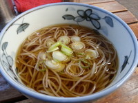 「かけそば（２７０円）」@江戸切りそば やしま 西葛西本店の写真