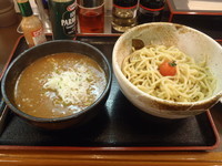「トマトつけ麺(860円)」@中華そば つけ麺 魚介の達人 久兵衛 北柏店の写真