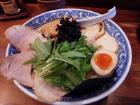 「特製らーめん　あっさり　醤油　細麺（９５０円）」@らーめん がんちゃの写真