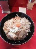 「まぜそば小 七味少し カリカリ オカカ」@麺屋 桐龍の写真