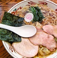 「ワンタンメン」@白河手打中華 賀乃屋の写真