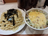 「納豆ざるらぁめん（大盛同料金）840円」@らぁめん ほりうち 新橋店の写真