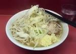 「小ラーメン（野菜少なめ・にんにく）」@ラーメン二郎 桜台駅前店の写真