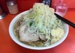 「小ラーメン（野菜少なめ・にんにく）」@ラーメン二郎 神田神保町店の写真
