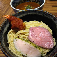 「蟹トマトつけ麺　燈郎Ver 800円」@ラーメン燈郎の写真