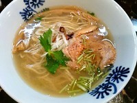 「【限定】蛤と煮干の鶏そば 800円」@特級鶏蕎麦 龍介の写真