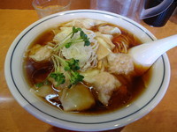 「『肉わんたん麺（￥750）』」@柴崎亭の写真