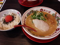「こってり　＋明太子丼　（９８０円）」@天下一品 甲府向町店の写真