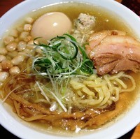 「中華そば（塩）＋味玉」@國分ラーメン食堂の写真