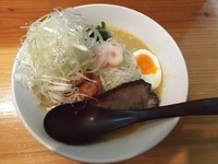 「季節限定 味噌らーめん+しらす明太子丼」@麺や七福の写真