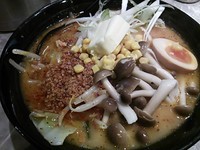 「きのこと味噌バターらーめん」@麺処 かっすい55の写真