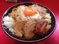 「ミニまぜ、豚増、カレー」@麺屋 桐龍の写真