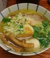 「和風柚子柳麺＋玉子（味付）　840円」@麺屋ひょっとこの写真