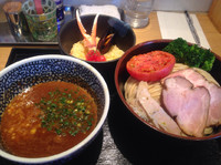 「【限定】蟹トマトつけ麺(中盛同料金)」@麺屋 一燈の写真