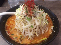 「冬の絶景味噌ふじ麺・朱 2014ver.  クーポンで600円」@景勝軒 伊勢崎総本店の写真