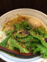 「塩ラーメン　トリュフオイルがけ　クーポン味玉　750円」@『   』（無銘）の写真