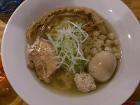 「中華そば（塩）＋味玉」@國分ラーメン食堂の写真