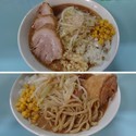 味噌らーめん800円、豚増し2枚150円