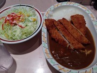 「タイムサービス＋TPカツ＋サラダ」@CURRY SHOP ALPSの写真