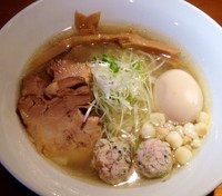 「特製中華そば塩　970円」@國分ラーメン食堂の写真