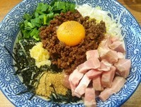 「【限定】台湾汁無し油そば （141209）」@豚骨一燈 大塚店の写真