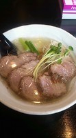 「塩ワンタンチャーシューメン　８５０円　（ラーパスー１００円）」@手打ちラーメン 月ヶ瀬支店の写真