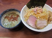 「限定　イリコの味噌つけ麺（８５０円）＋ネギ」@良温(Ra-on)の写真