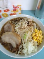 「みそらーめん（麺少なめ、ニンニク少なめ、あと全ちょいマシ）」@らーめん☆王子の写真