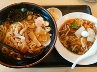 「Bセット(醤油ラーメン＋中華丼)780円」@大龍の写真