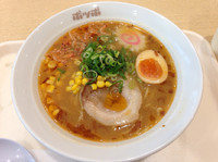 「海老味噌ラーメン （529円）」@ポッポ 大森店の写真