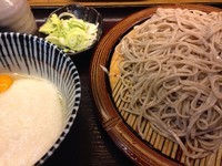 「石臼とろろそば大盛【650円】」@そば新 蒲田西口店の写真