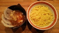 「つけ麺(中盛り)(あつもり)＋味玉チャーシュー」@つけ麺屋 やすべえ 新宿店の写真