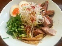 「味玉煮干まぜそば （141212）」@らーめん 香澄 阿波座本店の写真