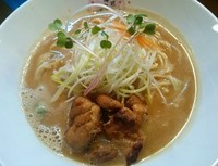 「【限定】鶏みそらぁめん （141212）」@麺匠 さくら咲く 阿波座本店の写真