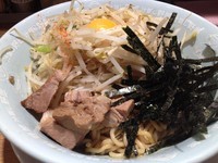 「汁無し野郎 680円」@野郎ラーメン 大森店の写真