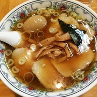 「チャーシュー麺＋味玉」@春木屋 荻窪本店の写真