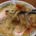 辛し味噌ラーメン（量は普通で辛しは多め）