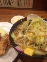 「みそタンカラ＋バター」@東京タンメン トナリ 大宮店の写真