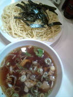 「ざるらぁめん」@らぁめん ほりうち 新橋店の写真