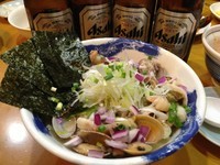 「汁なしアサリそば（五目餡かけver）、価格未設定」@麺屋 扇 SENの写真