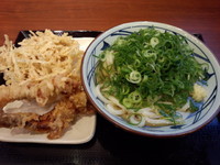 「かけ（大）380円他」@丸亀製麺 イオンレイクタウンmori店の写真