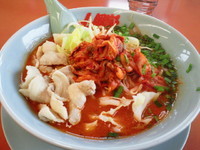 「あったか豚キムチラーメン 850円」@ラーメン山岡家 福島矢野目店の写真