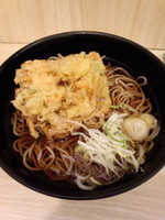 「かき揚げそば500円」@吉利庵の写真