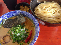 「かれつけ並＋キーマ＋とろけるチーズ」@二代目狼煙 本店 葉隠製麺の写真