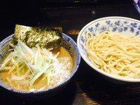 「（7周年限定）濃厚味噌つけめん¥800＋ライス¥100」@狼煙 〜NOROSHI〜の写真